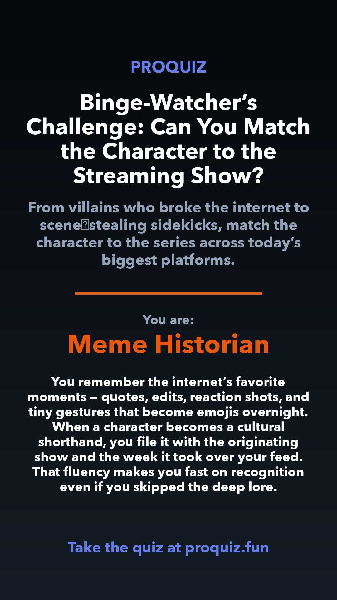 Meme Historian - Binge-Watcher’s Challenge: Can You Match the Character to the Streaming Show?