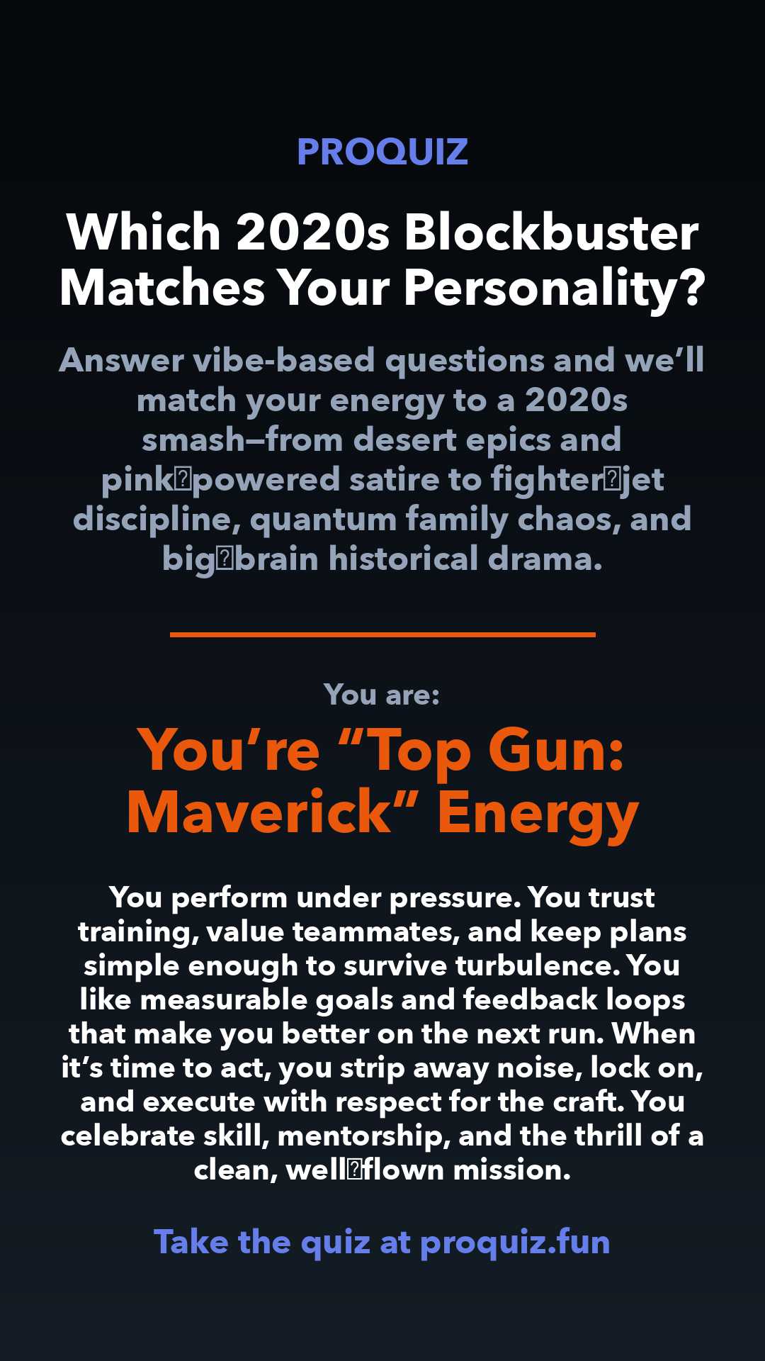 You’re “Top Gun: Maverick” Energy - Which 2020s Blockbuster Matches Your Personality?