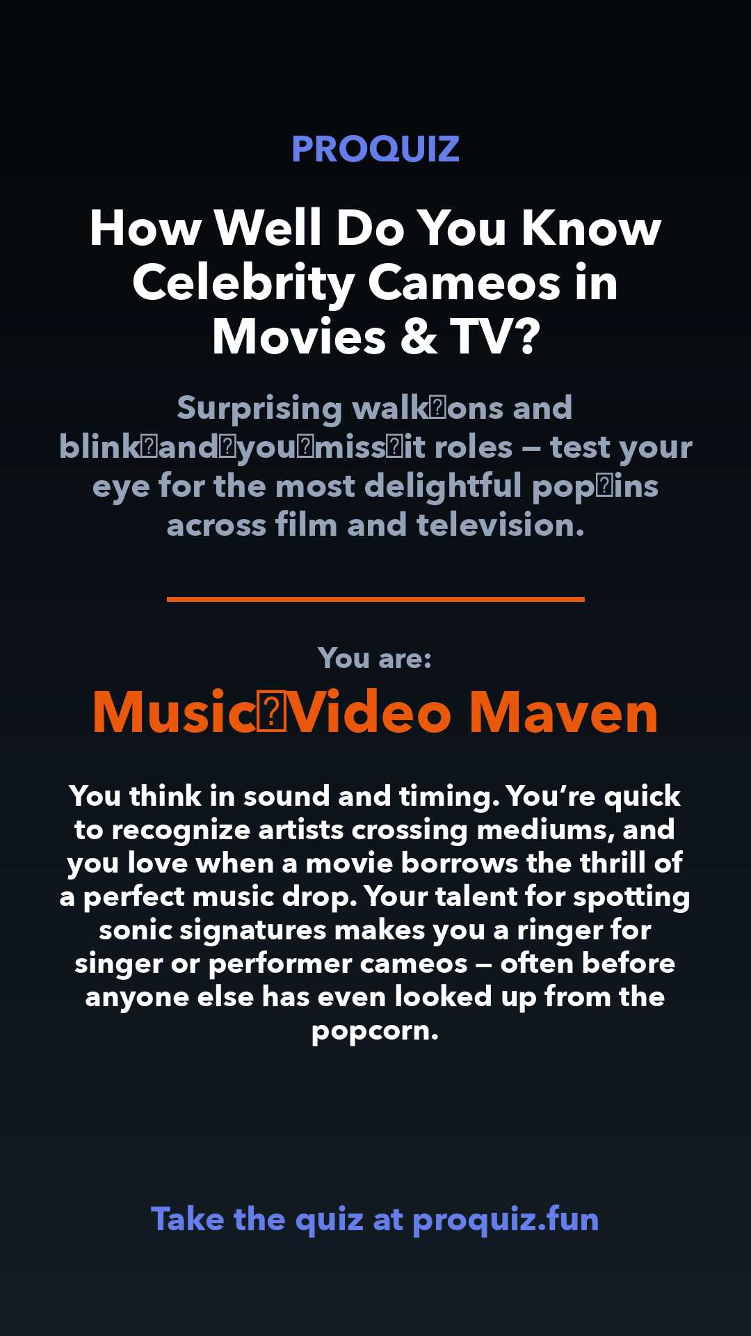Music‑Video Maven - How Well Do You Know Celebrity Cameos in Movies & TV?