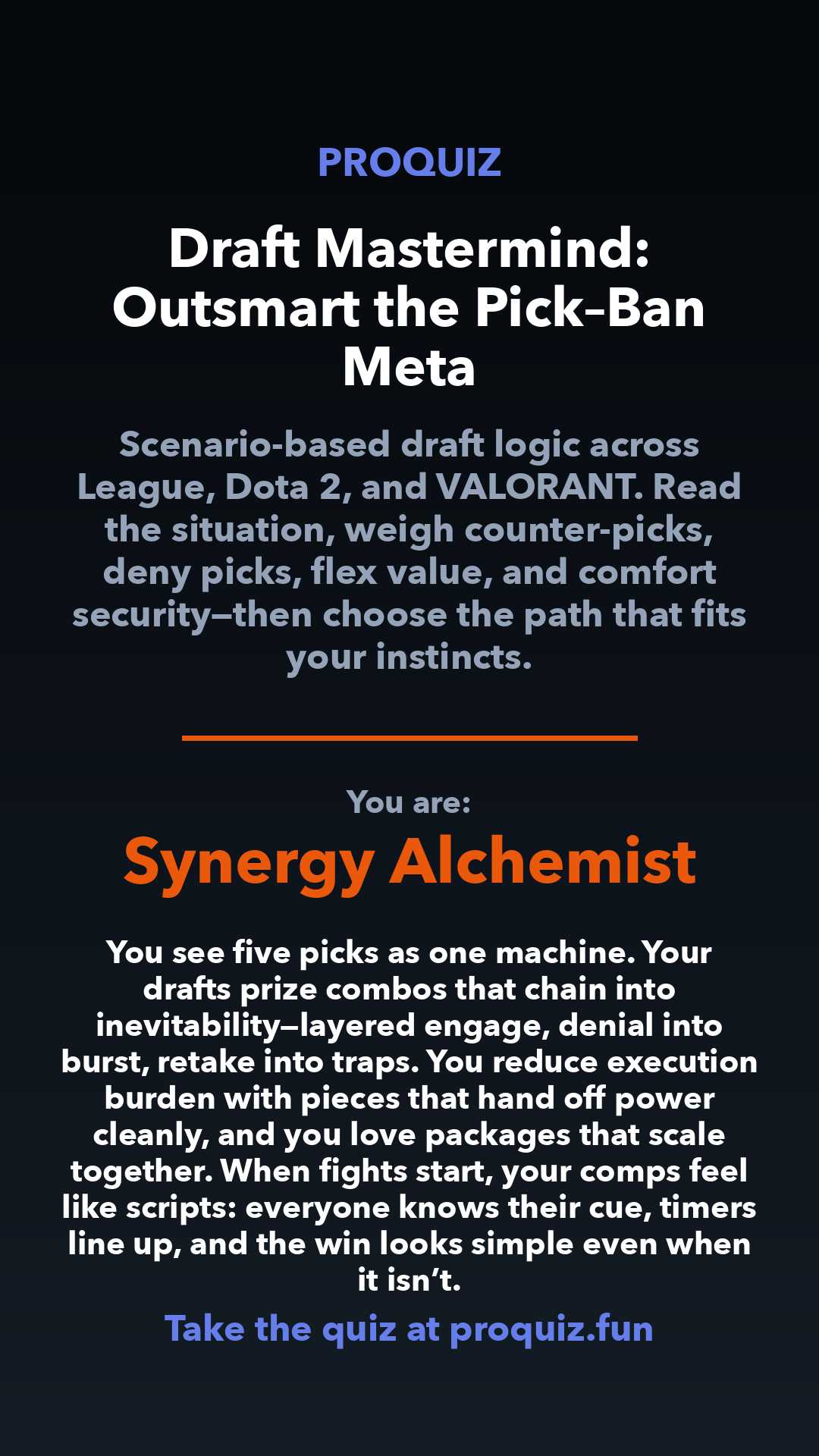 Synergy Alchemist - Draft Mastermind: Outsmart the Pick–Ban Meta