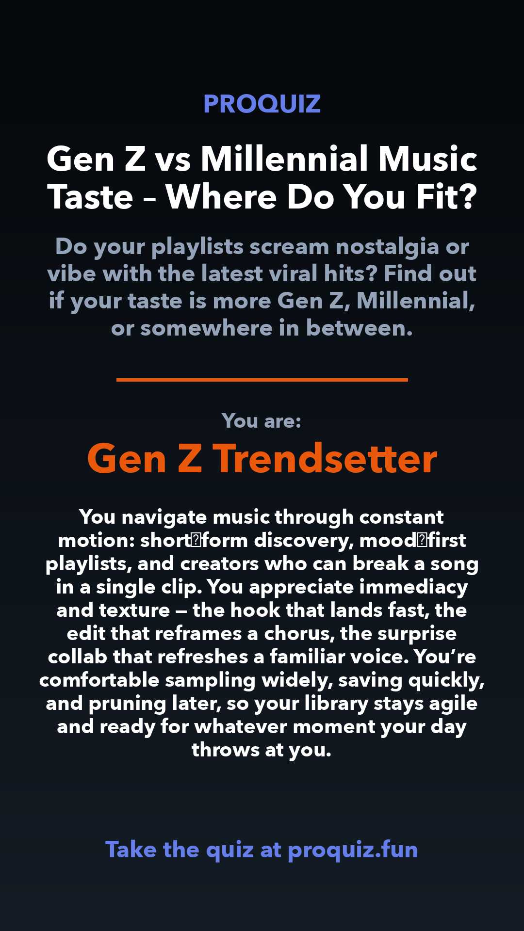 Gen Z Trendsetter - Gen Z vs Millennial Music Taste – Where Do You Fit?