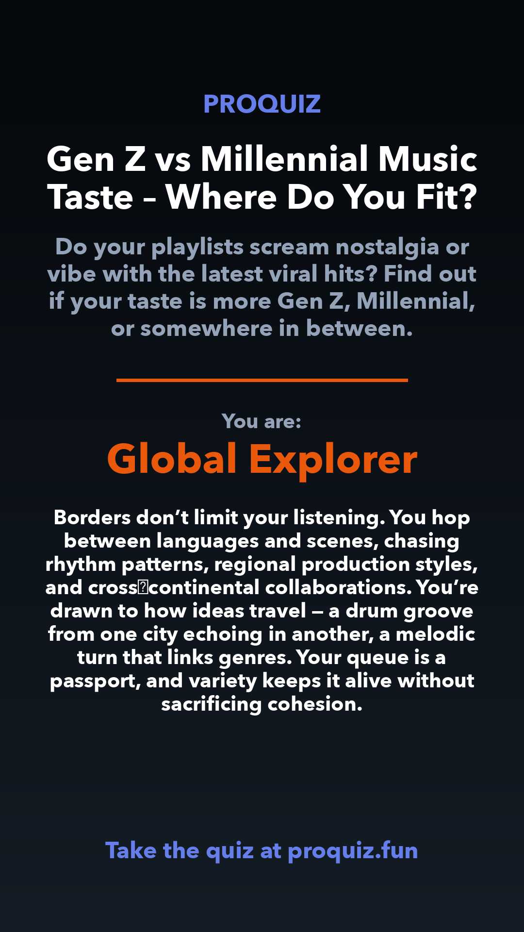 Global Explorer - Gen Z vs Millennial Music Taste – Where Do You Fit?