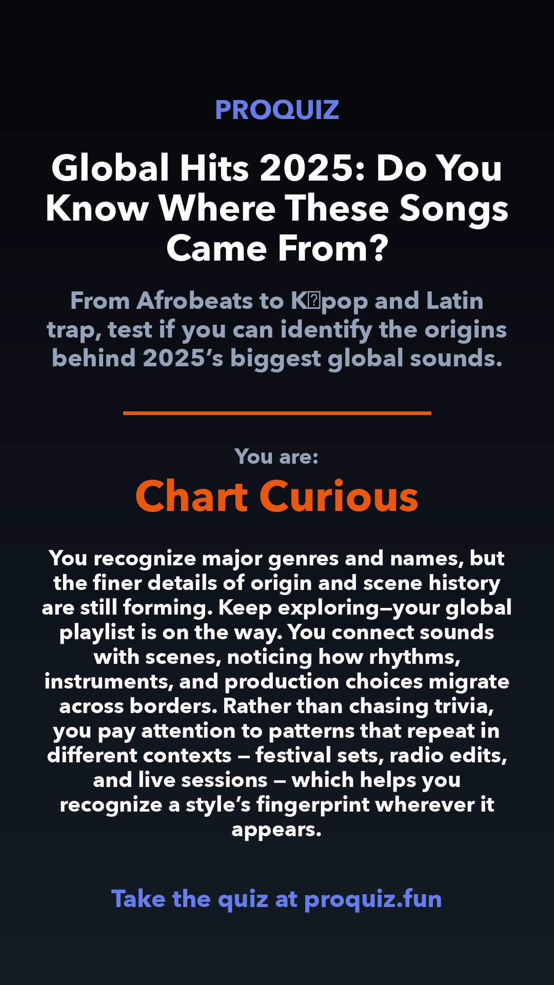 Chart Curious - Global Hits 2025: Do You Know Where These Songs Came From?