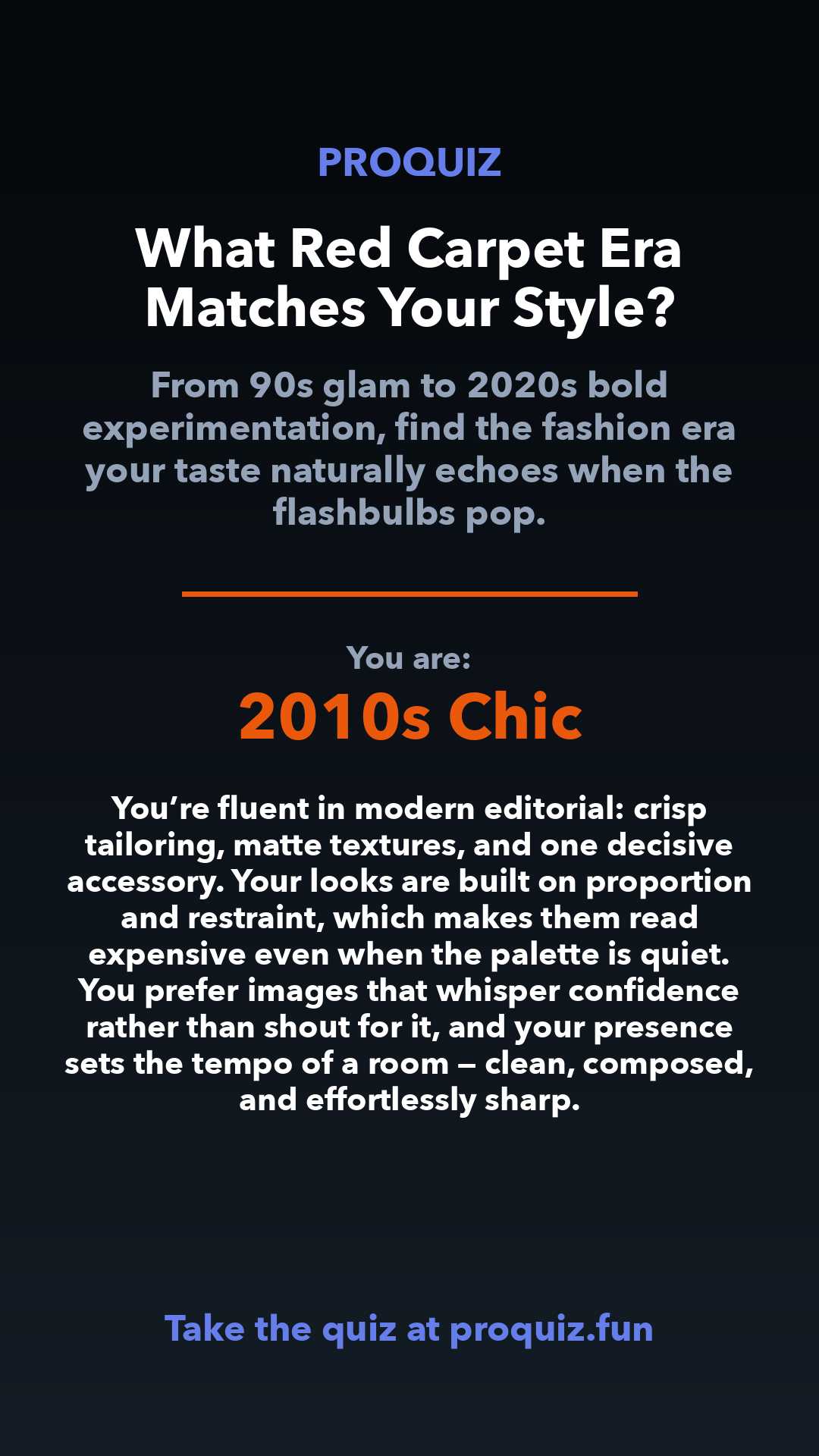 2010s Chic - What Red Carpet Era Matches Your Style?