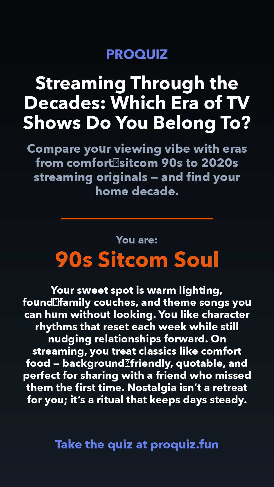 90s Sitcom Soul - Streaming Through the Decades: Which Era of TV Shows Do You Belong To?