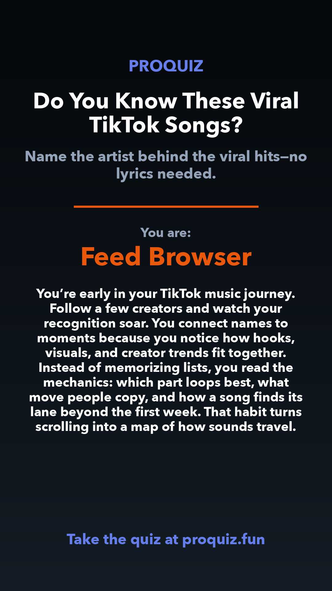 Feed Browser - Do You Know These Viral TikTok Songs?