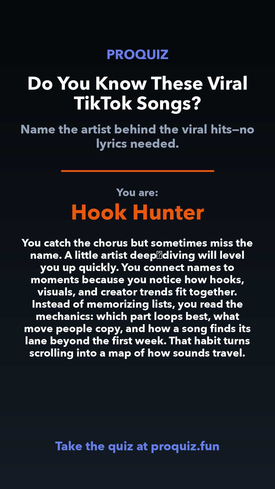 Hook Hunter - Do You Know These Viral TikTok Songs?