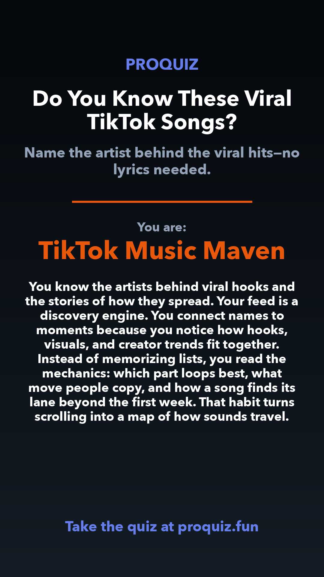 TikTok Music Maven - Do You Know These Viral TikTok Songs?