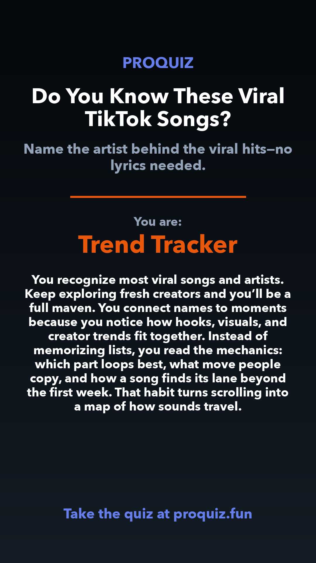 Trend Tracker - Do You Know These Viral TikTok Songs?